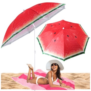 PARASOL PLAŻOWY OGRODOWY ŁAMANY PRZECIWSŁONECZNY NA BALKON TARAS PLAŻĘ