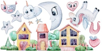 наклейки на стену для детей Пони 160