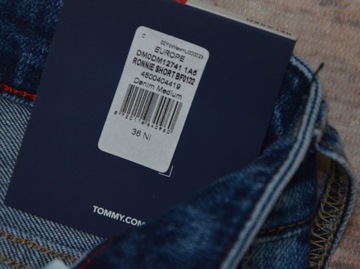 TOMMY HILFIGER RONNIE SHORT ORYGINALNE SPODENKI JEANS PREMIUM NOWE 36