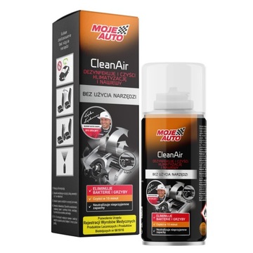 Кондиционер и освежитель воздуха Moje Auto Clean AIR Black | 150мл