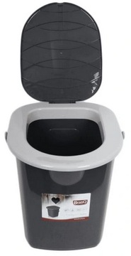 ПОРТАТИВНЫЙ ТУРИСТИЧЕСКИЙ ТУАЛЕТ, УНИТАЗ, ВЕДРО С СИДЕНЬЕМ, РУЧКА, 22Л, ПРОЧНОЕ, ПРОЧНОЕ