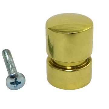 Gałka meblowa Mosiężna Złota 18x26mm Mod.510