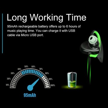 Водонепроницаемые Bluetooth-наушники IPX8 для плавания