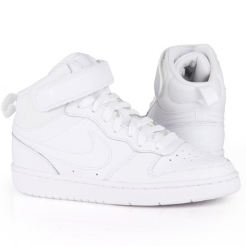 Buty damskie, sportowe Nike COURT BOROUGH MID 2 WHITE