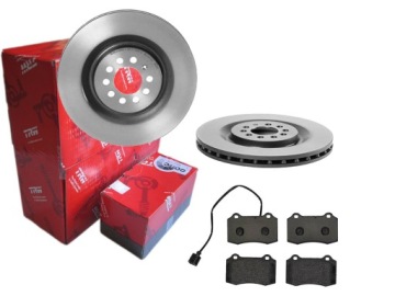 TARCZE KLOCKI TRW PRZÓD SEAT LEON I 1M 323MM