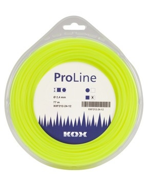Żyłka tnąca KOX 2,4 mm / 77m kwadratowa