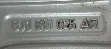 4× DISK HLINÍK AUDI OE A3 A4 A6 C6 A8 Q2 Q3 TT 8V0 8J0 8.0" X 18" 5X112 ET 52