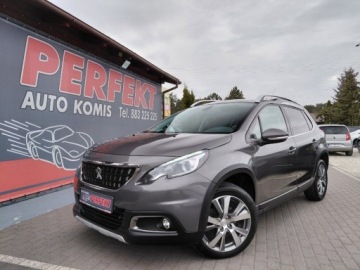 Peugeot 2008 I SUV Facelifting 1.2 PureTech 130KM 2019 Peugeot 2008 130 KM Klimatronik Sensor PDC Navi 1.2 Benzyna 130KM