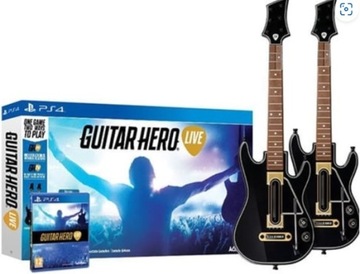 Guitar Hero Live ps4 + 2 giatry + 2 odbiorniki
