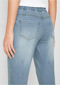 Bonprix SPODNIE JEANSOWE RYBACZKI 42