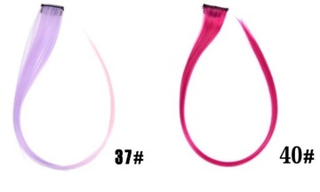 Красочные наращивание волос Ombre STRIPED CLIP