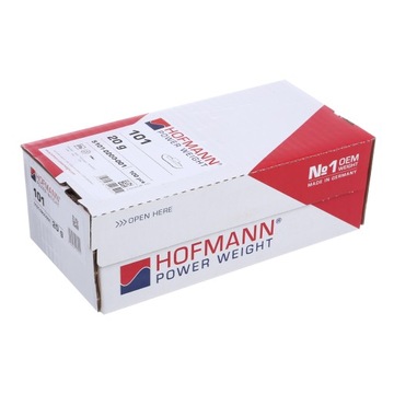 Грузы массой 20 г прикреплены к стальным дискам HOFMANN Pb.