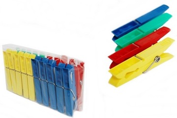 KLAMERKI DO BIELIZNY PLASTIKOWE SPINACZE 20szt.