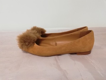 Балетки Zara Basic, размер 35, длина 23 см.