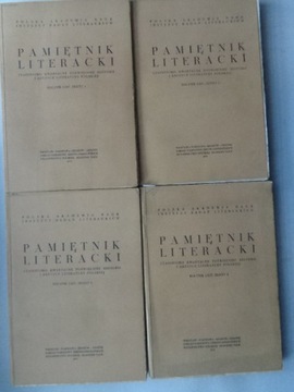 PAMIĘTNIK LITERACKI Rocznik LXIV/1973, komplet 1-4