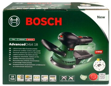 ЭКСЦЕНТРИЧЕСКАЯ ШЛИФОВАЛЬНАЯ МАШИНА 18V ADVANCEDORBIT 18 BOSCH