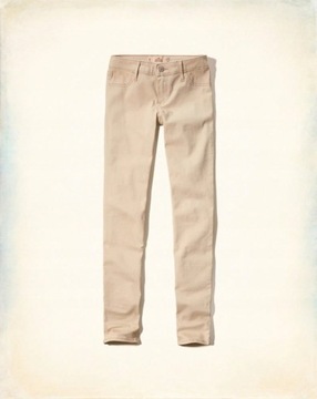 rurki skinny HOLLISTER abercrombie W23 L31 XXS