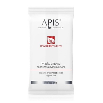 APIS Raspberry glow, Maska algowa z liofilizowanym