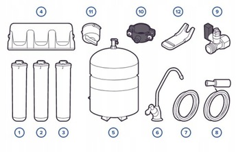 Кухонный фильтр обратного осмоса Аквафор ОСМО Про 100