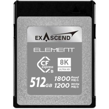 Karta pamięci Exascend Element CFexpress B 512GB 1800/1200 MB/s