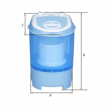 Портативная мини дорожная стиральная машина с центрифугой, 3,8 кг Manta
