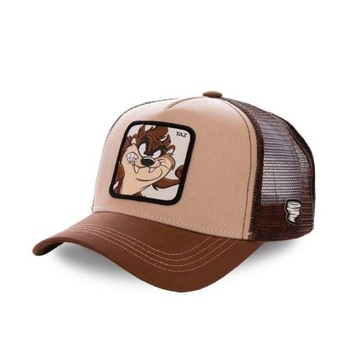 Czapka z daszkiem Capslab LOONEY TUNES TAZ brązowy Trucker diabeł tasmański
