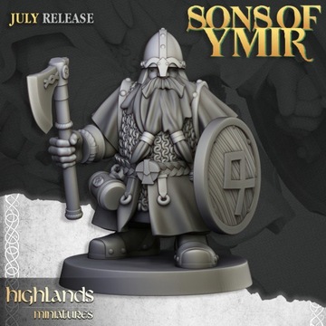 Dwarf Warriors #4 Highlands Miniatures