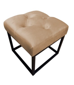 Pufa CHESTERFIELD LOFT ławka podnóżek metal MG06