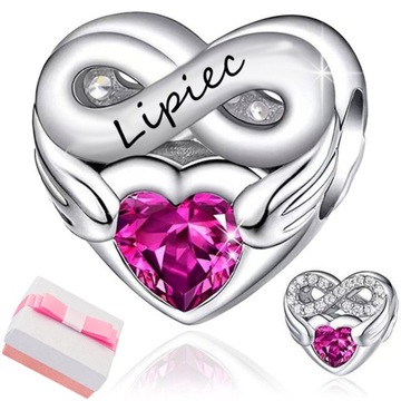 ZAWIESZKA CHARMS SREBRO 925 BEADS MIESIĄC LIPIEC