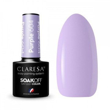 Claresa Lakier Hybrydowy Purple 604 5g