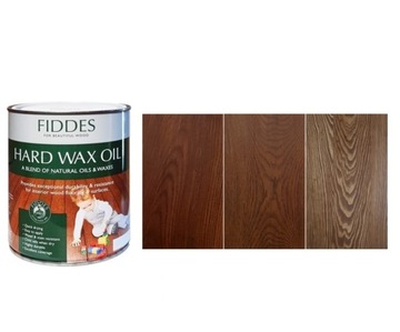 FIDDES Twardy Olejowosk do podłóg mebli blatów HARD WAX OIL WALNUT 1L