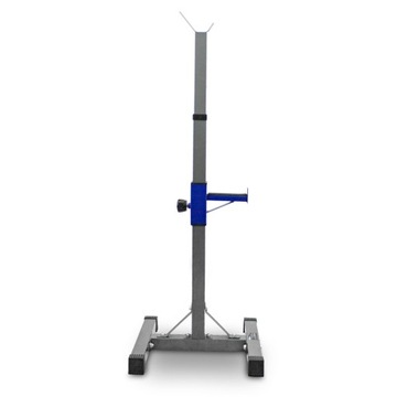 Стойка для гантелей и штанги, регулируемая по высоте.