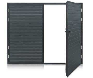 Brama Garażowa Rozwierna Dwuskrzydłowa 250x250 cm