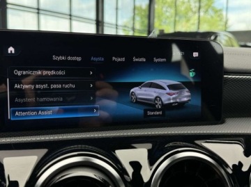 Mercedes CLA C118/X118 Shooting Brake Facelifting 2,0 180d 116KM 2023 Mercedes-Benz CLA 180 d Progressive Kamera cofania CarPlay Android Auto, zdjęcie 27