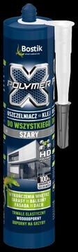 DEN BRAVEN X-POLYMER USZCZELNIACZ KLEJ 290ml szary