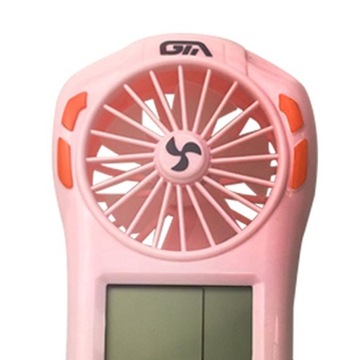 Elektroniczna konsola do gier z małym wentylatorem, podręczna Mini Child, różowa