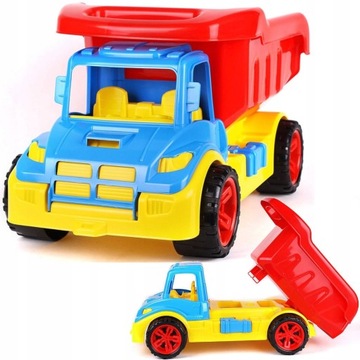 БОЛЬШОЙ САМОСВАЛ ДЛЯ ДЕТЕЙ В ДОМ С ПЕСЧНЫМ САДОМ