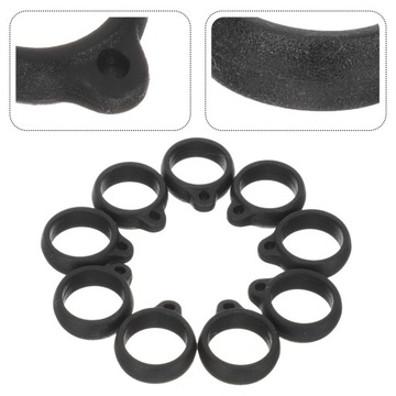 Пенал, кольцо-антипотеря, силиконовое кольцо, темляк, 50 шт.