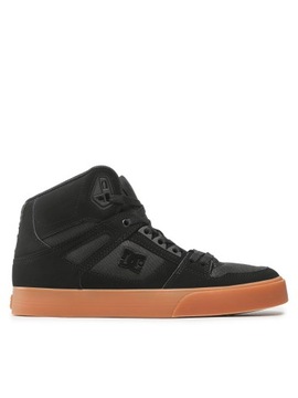 DC Sneakersy Pure High-Top Wc ADYS400043 Black/Gum(Bgm)