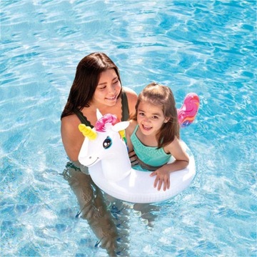 Dmuchane Koło Kółko Materac do Pływania Dziecka Dzieci Basen Plaża 35168-3