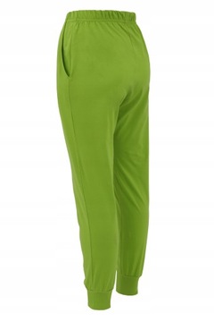 Spodnie piżamowe ze ściągaczem Jasna zieleń XS