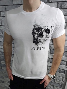 PHILIPP PLEIN r. XXL logo t-shirt skull CZASZKA PP
