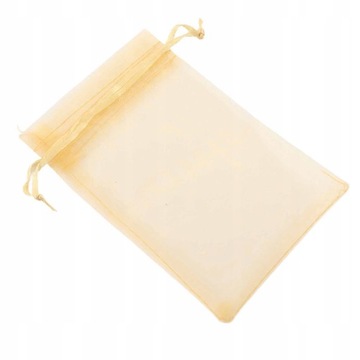 100 szt. Woreczki z organzy 10x15cm przezroczyste