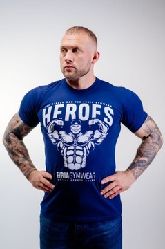 Koszulka męska Heroes granatowa Furia (Rozmiar: M)
