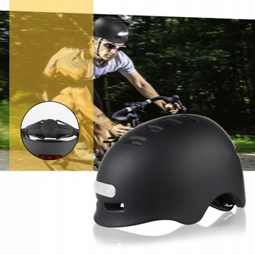 Велосипедный шлем мужской и женский, черный, регулируемый.