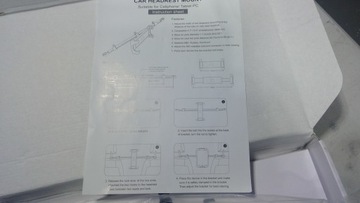 Uchwyt samochodowy pomiędzy zagłówek Alogy do tabletów od 7-10,5 cali