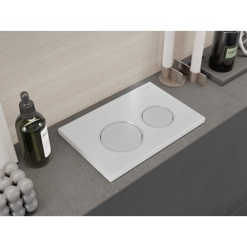 MEXEN FENIX 07 XS PRZYCISK DO STELAŻA WC BIAŁY MATOWY