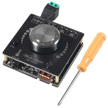 WZMACNIACZ AUDIO BLUETOOTH 2X50W AUX USB ZK-502M