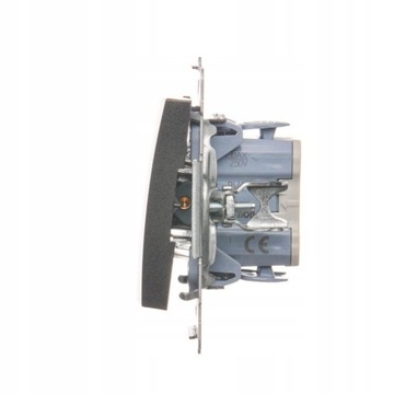 Одинарный разъем 10AX Антрацит Simon 54