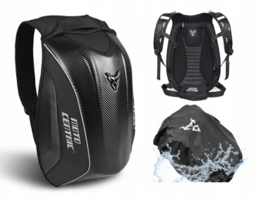 Мотоциклетный рюкзак MOTOCENTRIC Carbon Black City для ноутбука 30 л